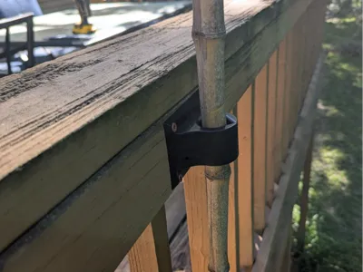 Tiki Torch Horizontal Mount