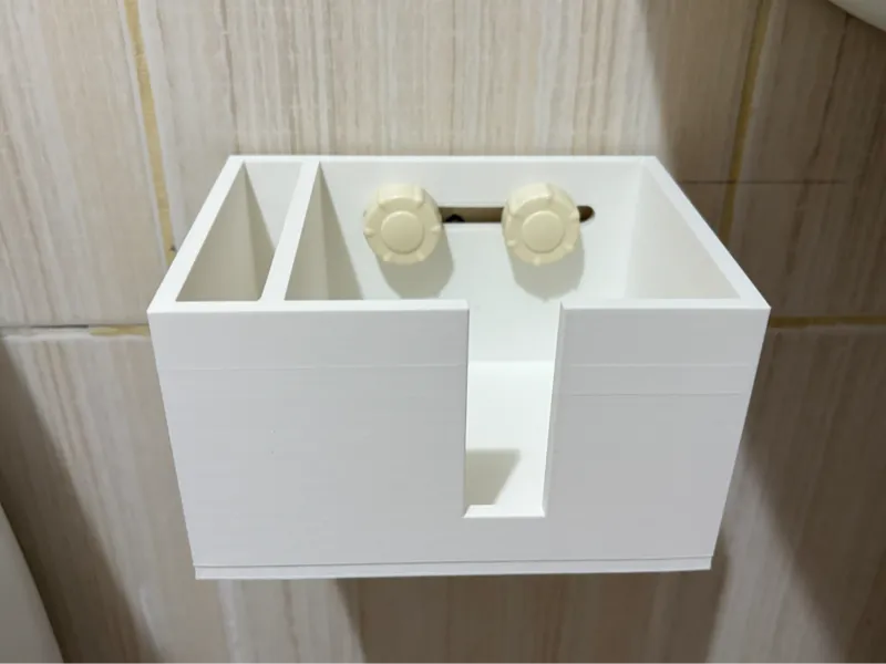 Tissue and phone holder