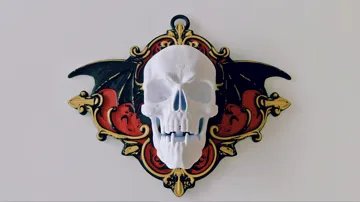 Adorno temático: Vampire Skull Door Decor (Halloween) — vista de referencia 5