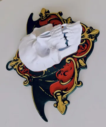 Adorno temático: Vampire Skull Door Decor (Halloween) — vista de referencia 4