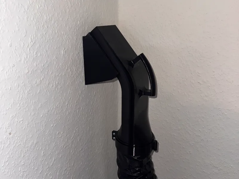 Wandhalterung für 100-mm Abluftschläuche