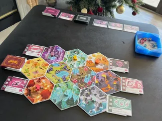 Casting Shadows Magnetic HexTile  Grid