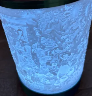 Disney lithograph Lampe