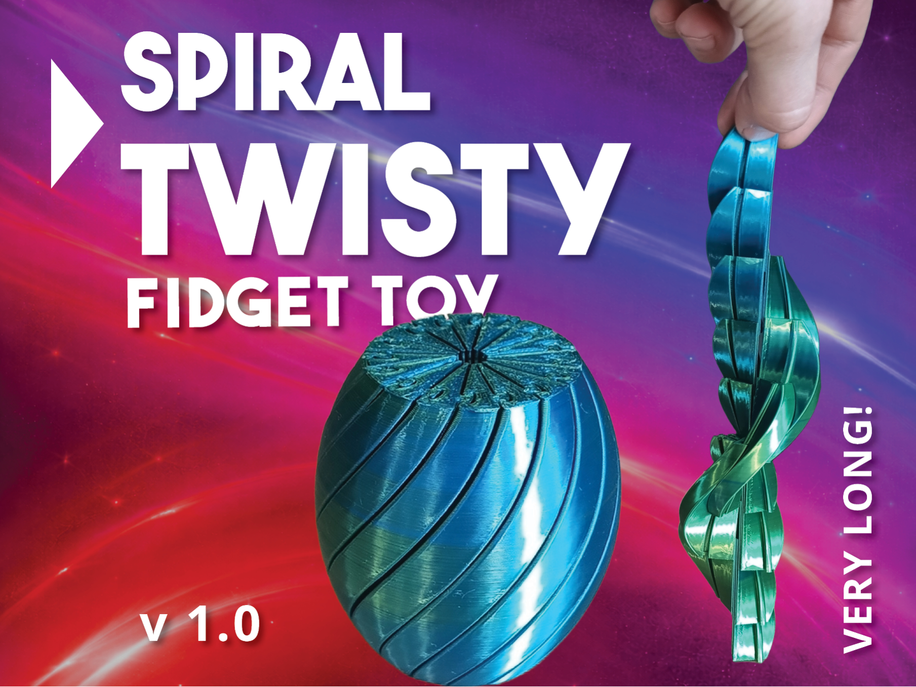 Twisty Spiral Fidget Toy - v1