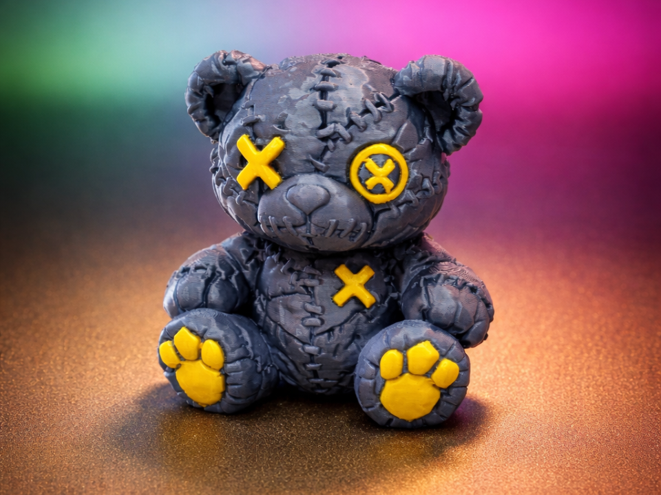 Horror Teddy "Stitchpaw" fuer dunkle Sammler