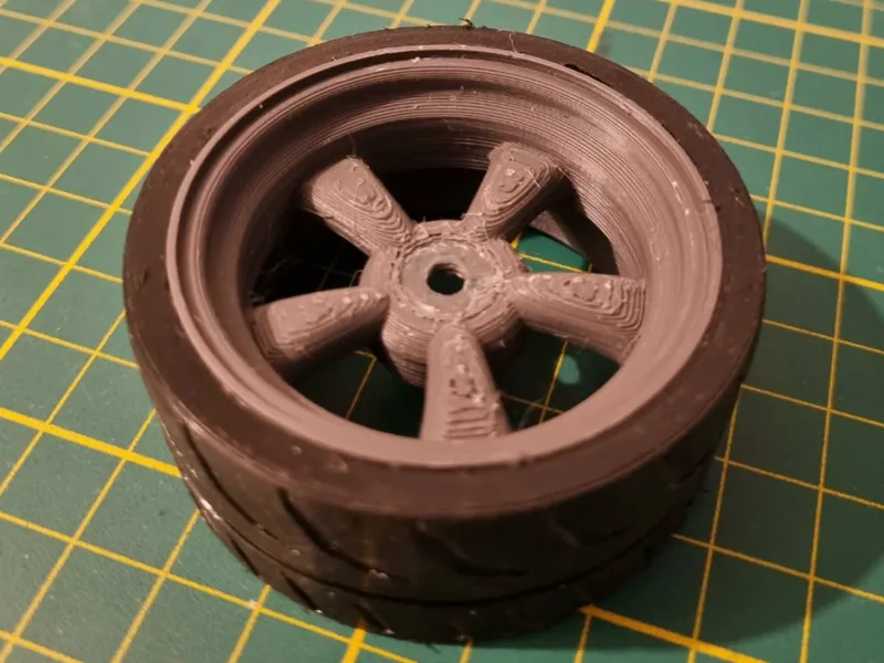 RC Wheel Scale 1:10 - American Racing Style Wheel