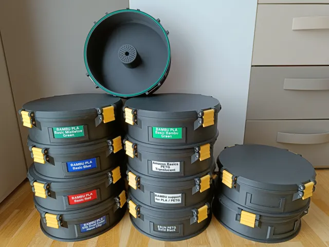 Filament Storage Dry Box v2 by Stan