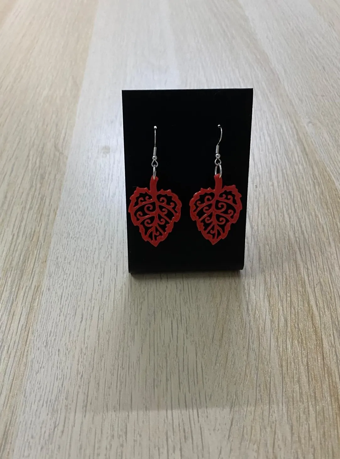 Autumn earrings view 3