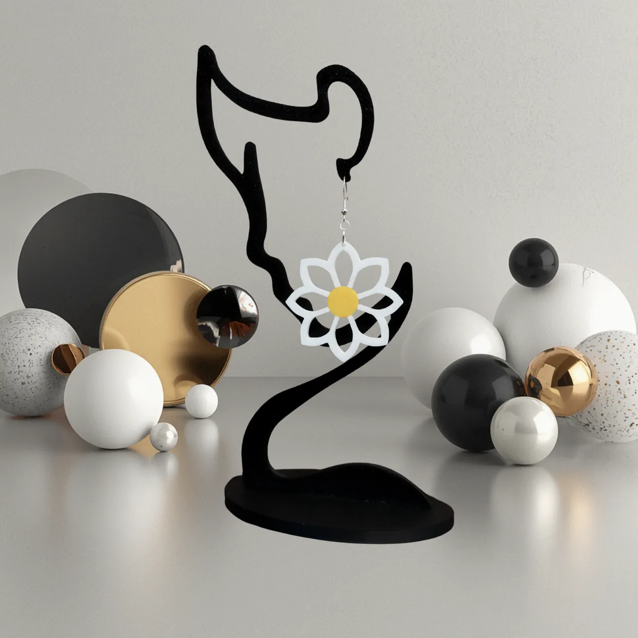 Spring Flower Earrings view 2