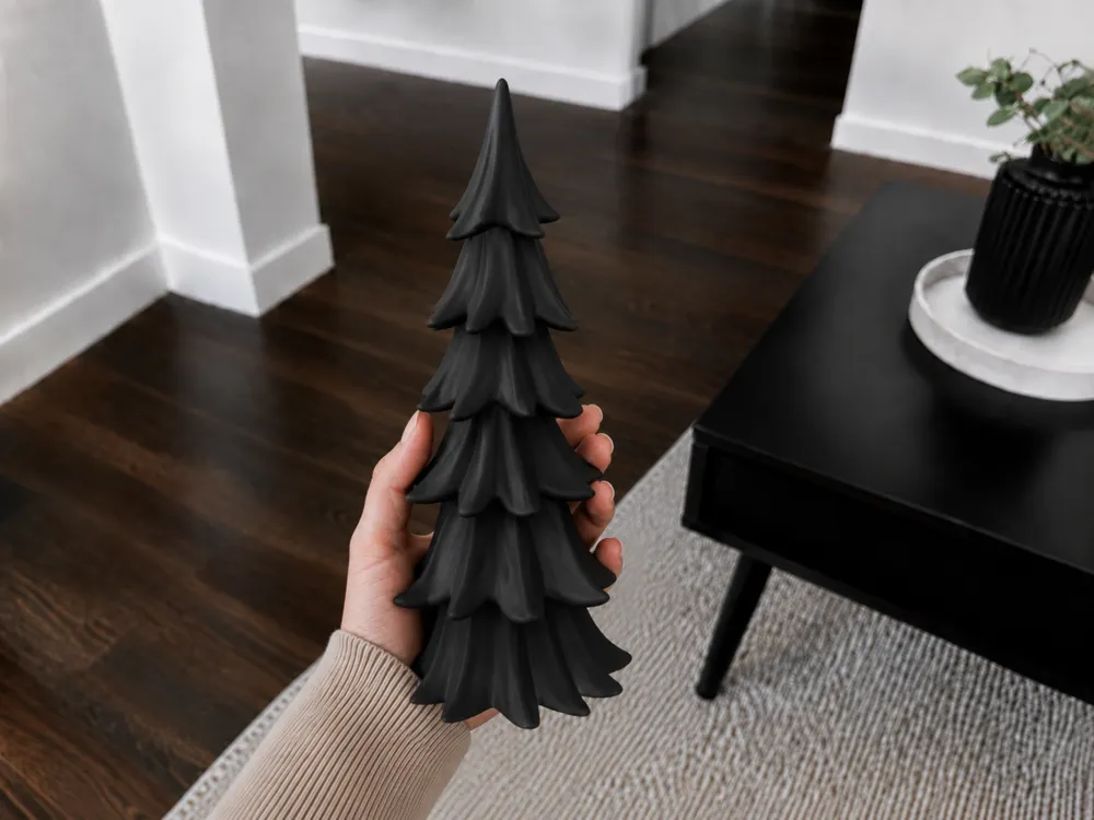 Estante o repisa: Simple Modern Layered Christmas Tree. Referencia del modelo original.