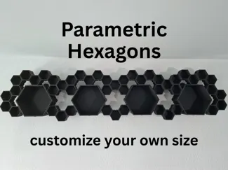 Parametric Hexagon Display/Storage Solution