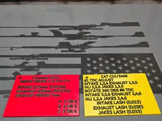 cummins valve adjustment plate