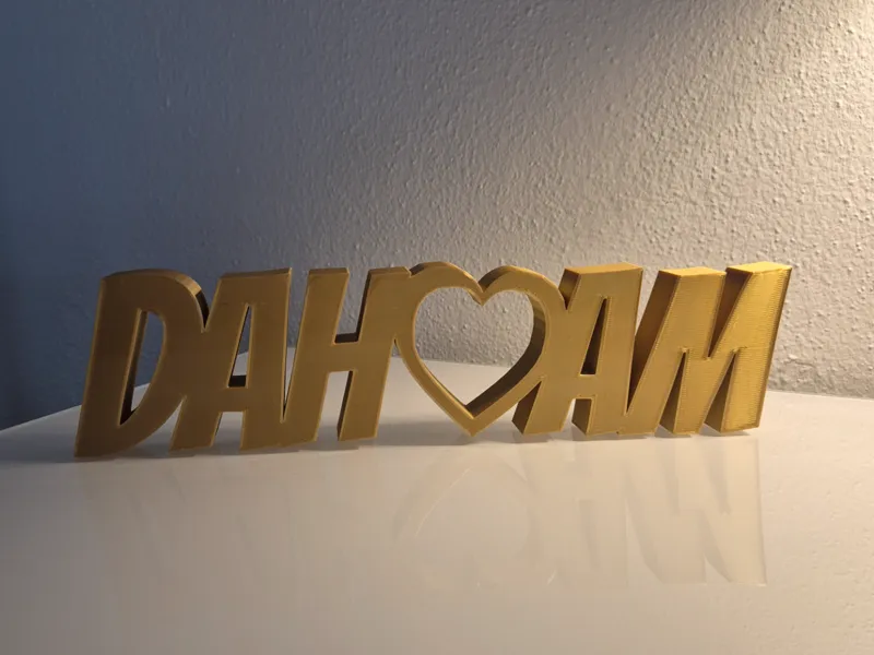 Another DAHOAM TEXT Deko, means HOME in bavarian