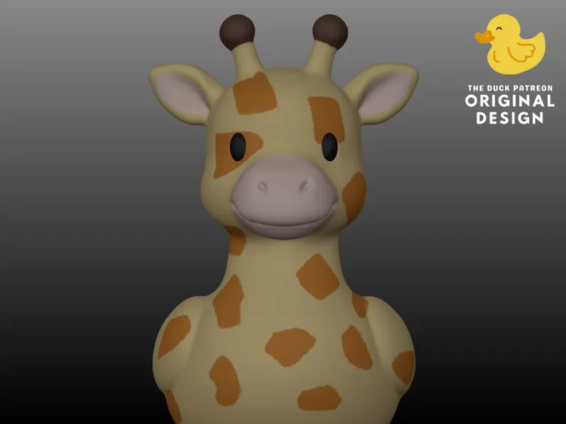 GIRAFFE RUBBER DUCK