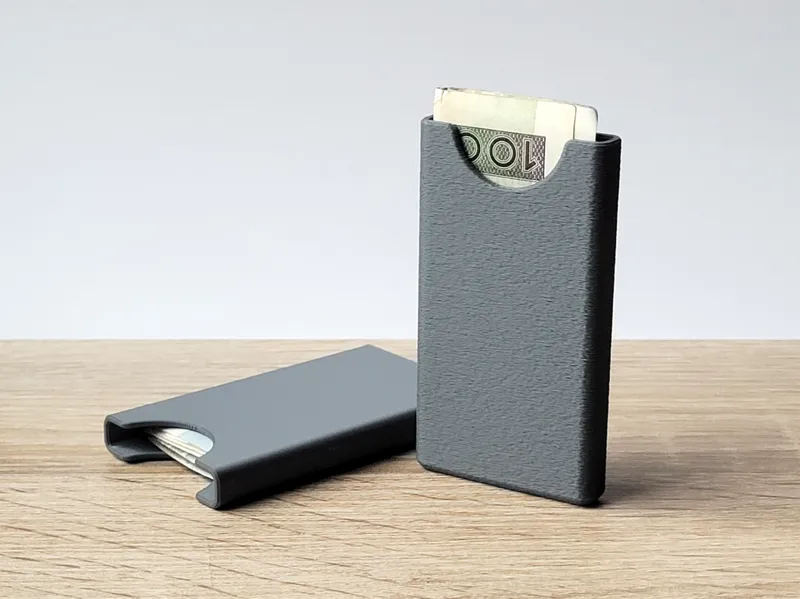Slim wallet for bills