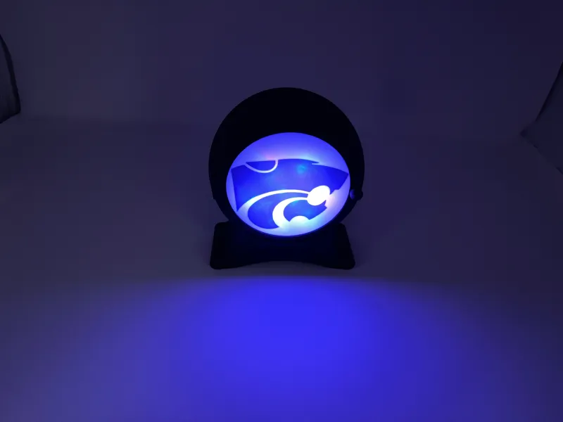 Kansas State Tea Light Scene