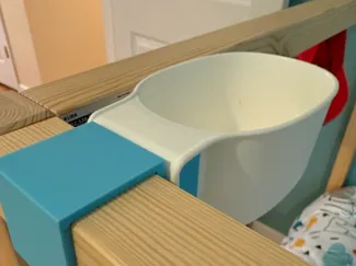 Ikea Adapter for Onsklig Holder on Kura Bed