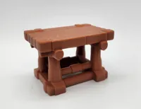 Table miniature robuste pour figurines — photo 1