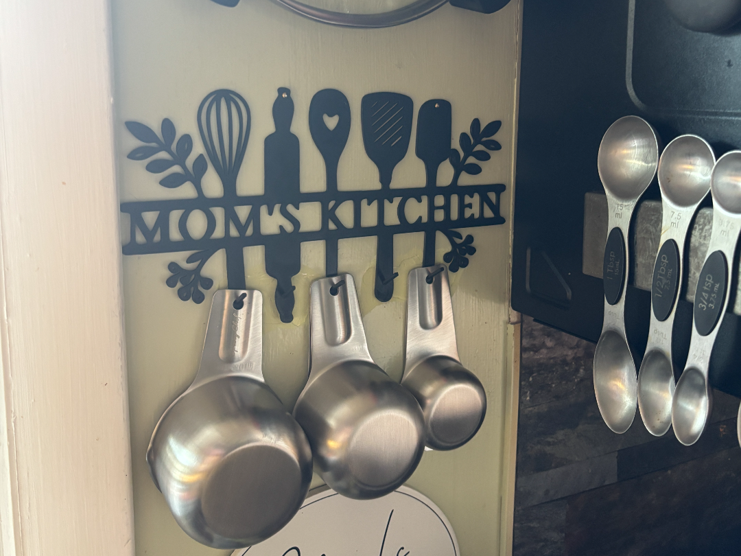 Mom's Kitchen Wall Art - With Hooks