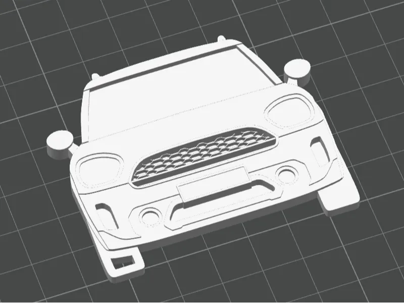 Mini Countryman Cooper S keychain