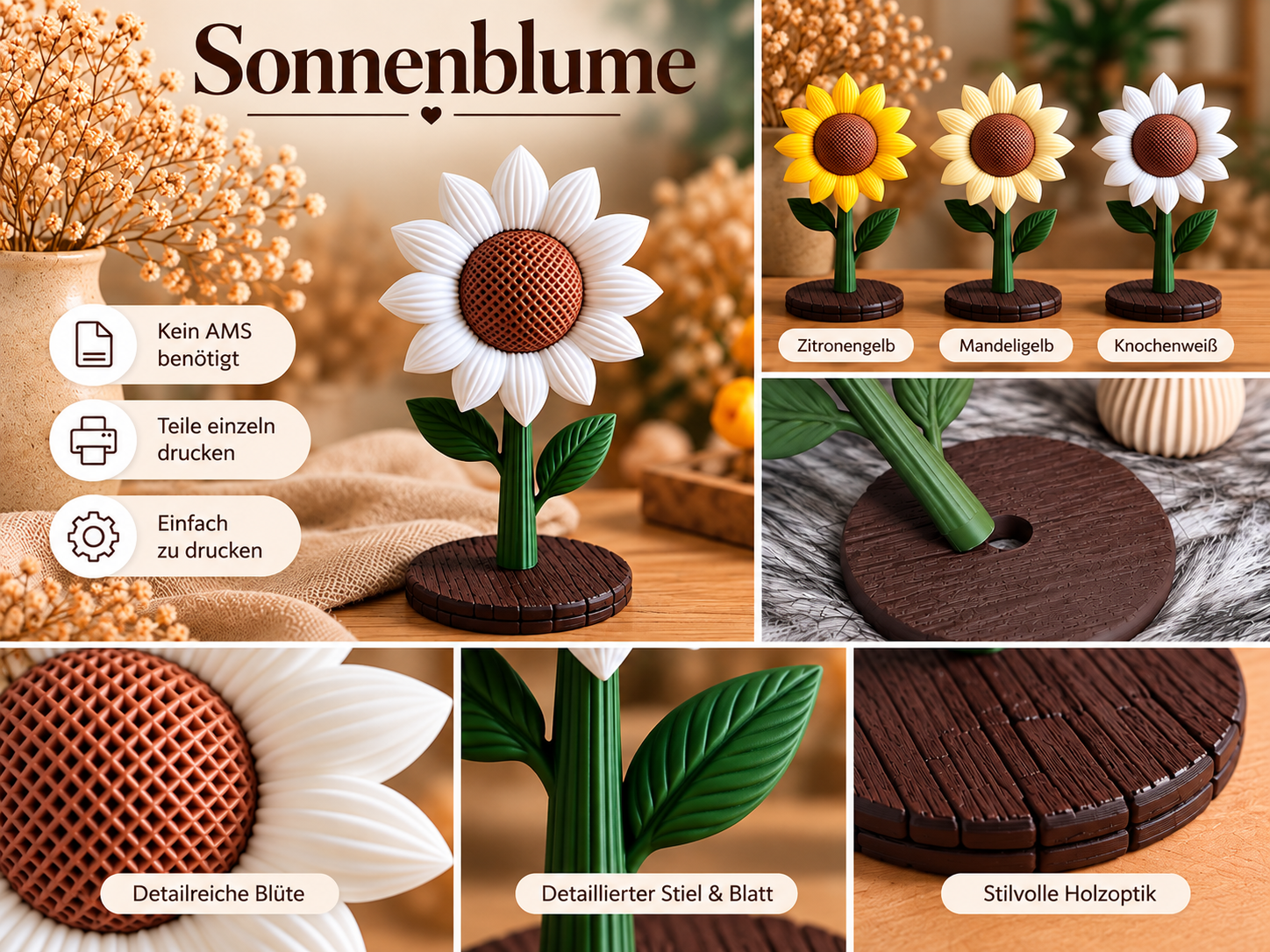 Sonnenblume 3D model