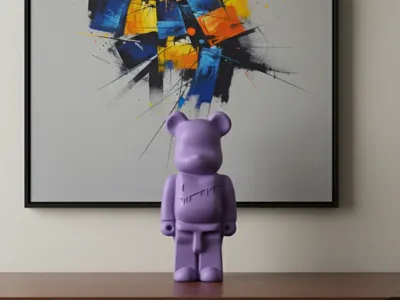 Bear Swoosh Design Brick Style