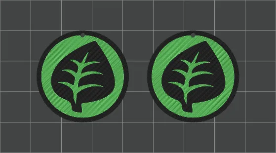 Pokemon Trading Card Game - Grass Energy Earrings view 2