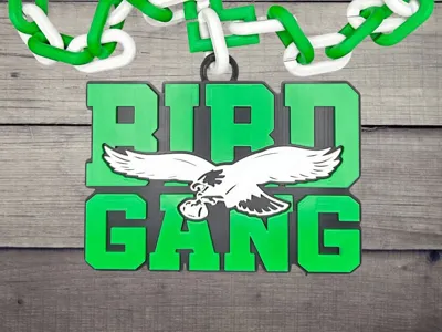 Eagles Bird Gang Throwback Oversized Chain
