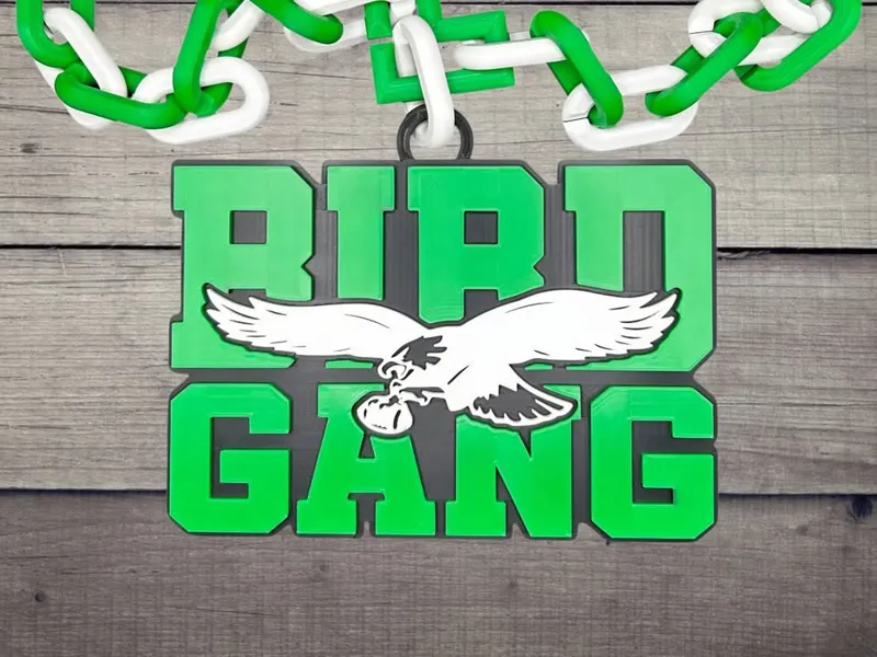 Eagles Bird Gang Throwback Oversized Chain
