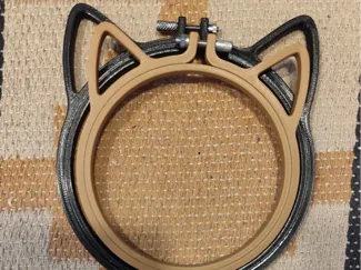 Embroidery Hoop - Cat Shape 12.5/15 cm