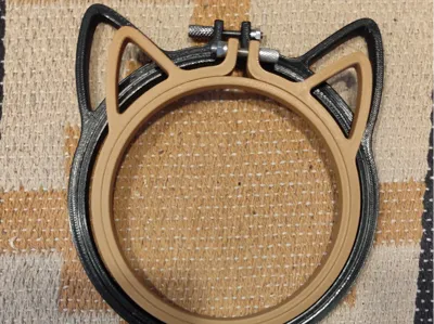 Embroidery Hoop - Cat Shape 12.5/15 cm