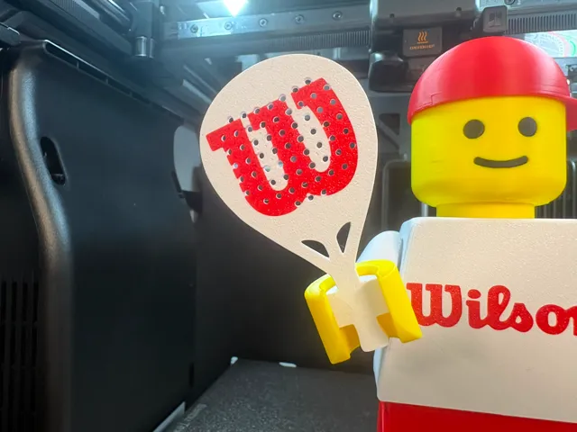 Wilson Padelschläger für 20cm Brickman Figuren