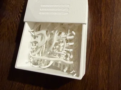 Desktop Toothpick Box with Sliding Lid