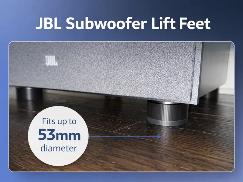 JBL Subwoofer Lift Feet (Up to 53mm)