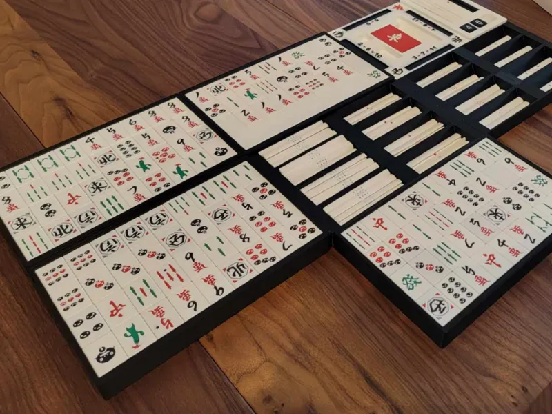 Riichi Mahjong Tile Tray for Box