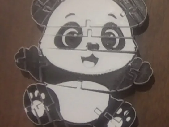 Articulated cute flexi panda
