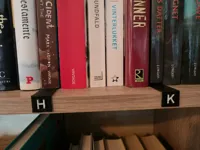 Équerres alphabétiques pour étagère à livres — photo 3