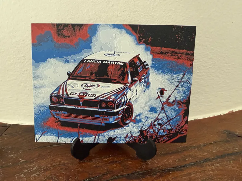 Lancia Delta Integrale HueForge