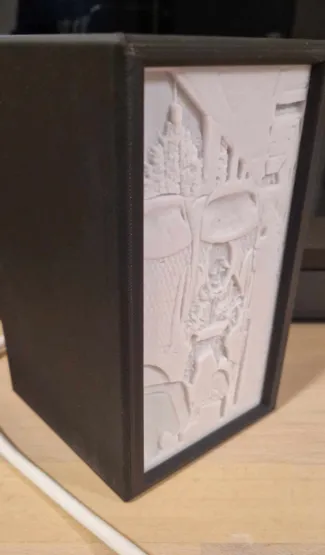 Lithophane picture frame 150x85x4mm