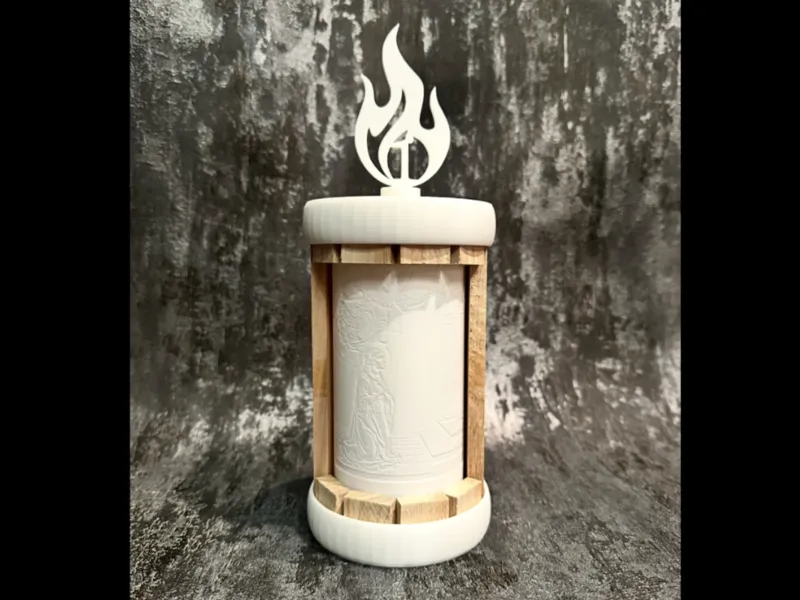 Advents Kerzen Lithophane, Klötzchen - Easy Sticks