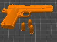 Pistolet 1911 miniature (échelle 1/2) — photo 1