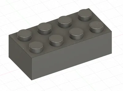 Toy brick (compatible with "other bricks")