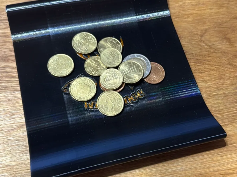 3D-Printed Payment Tray with Custom Logo 