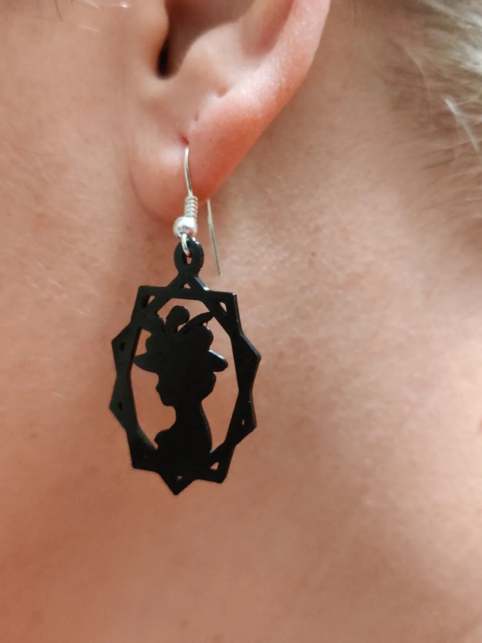 Victorian Elegance Cameo Earring view 3