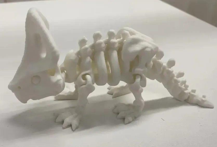 Miniatura 3 do modelo 3D 可活动-圆角恐龙