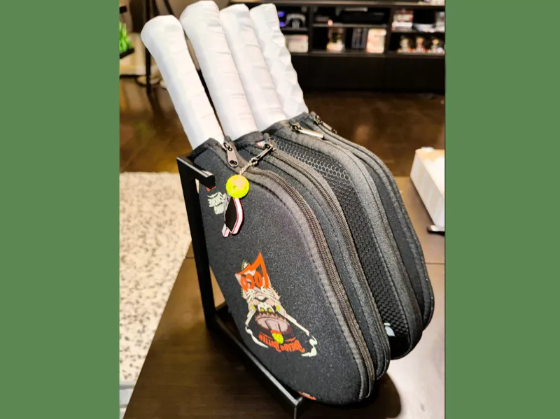 Pickleball Paddle Display Stand