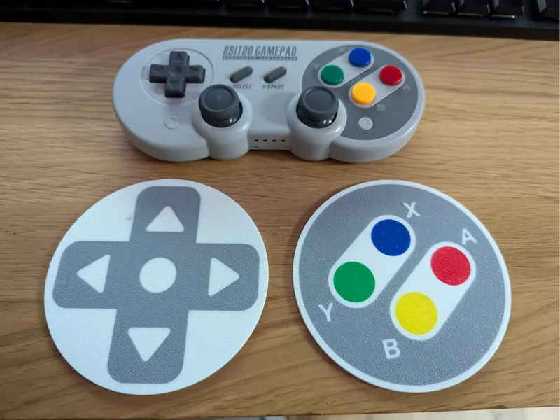SNES D-PAD COASTER UNTERSETZER