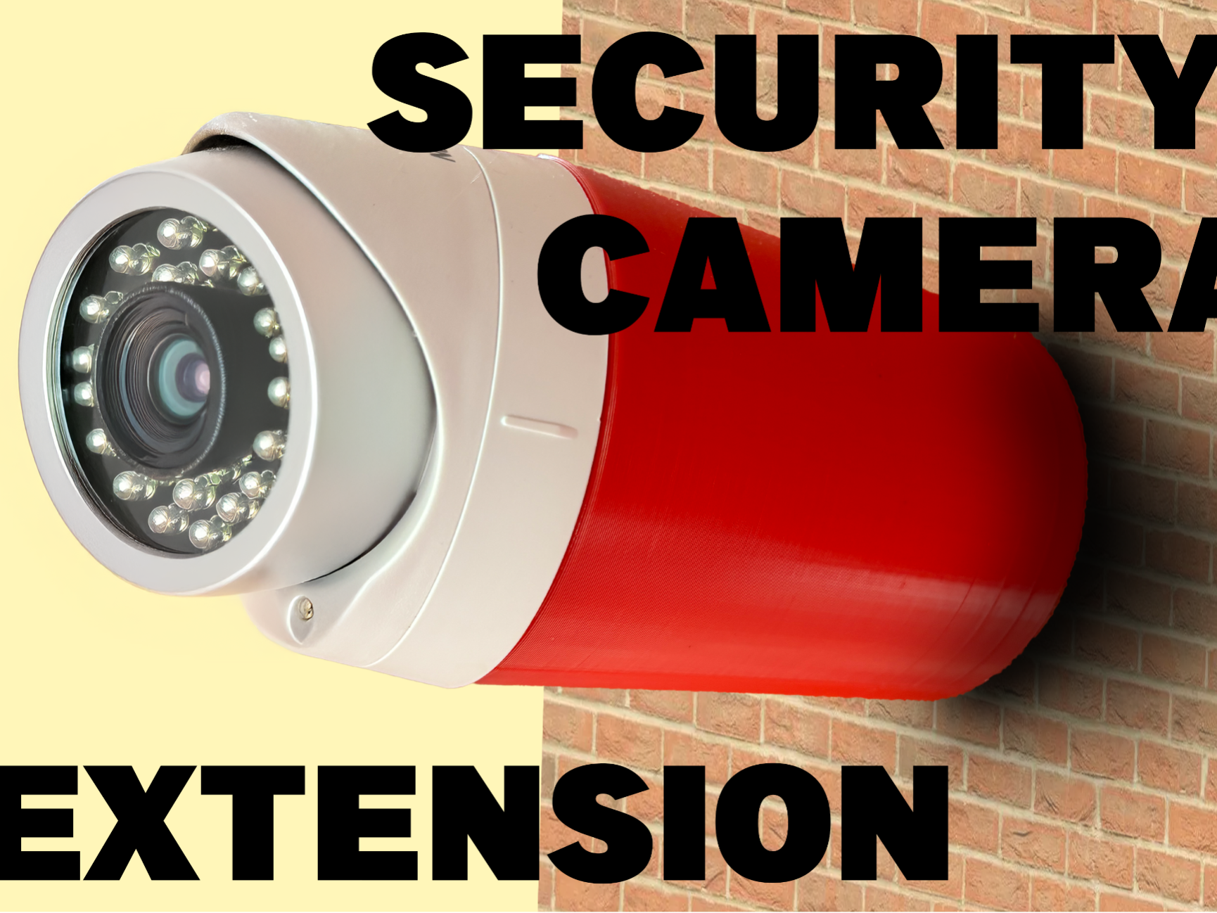 Outdoor Security Camera Extension Mount