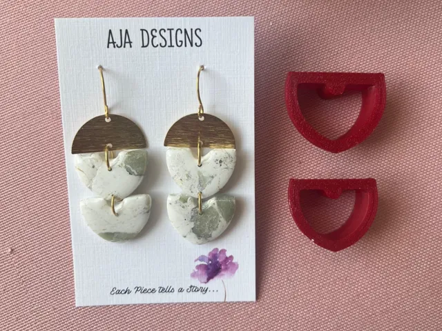 Polymer Clay Earring Mold 19