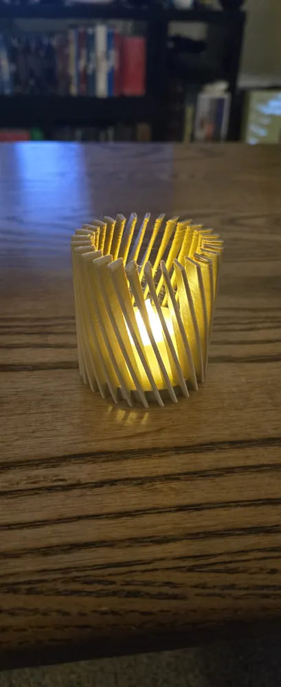 Spiral Tea Light Holder - Free 3D Print Model - MakerWorld